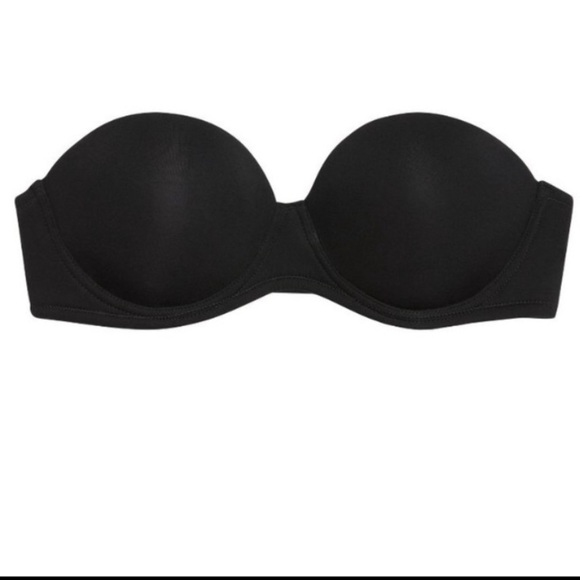 NWT KIT Convertible Cross-Cross Strapless Push-Up Bra Black Onyx - Picture 2 of 9